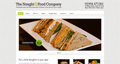 Desktop Screenshot of noughtefood.co.uk