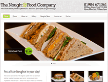 Tablet Screenshot of noughtefood.co.uk